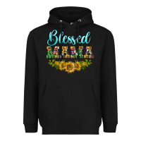 Black blessed mama Heavyweight Hoodie - BarkalooDesign