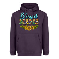 Plum blessed mama Heavyweight Hoodie - BarkalooDesign