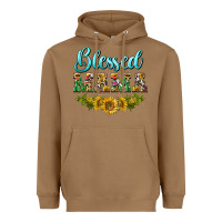 Toasted Coconut blessed mama Heavyweight Hoodie - BarkalooDesign