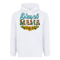 White blessed mama Heavyweight Hoodie - BarkalooDesign