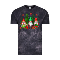 Cloud Black christmas gnomies Vintage Tee - CowGirlArtShop