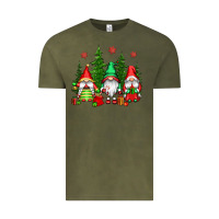 Vintage Olive christmas gnomies Vintage Tee - CowGirlArtShop