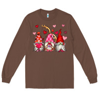 Chestnut valentine's day gnomes Long Sleeve Tee - OliviaCreatesArt