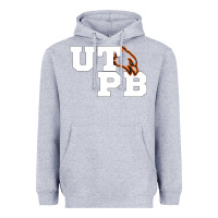 Heather Grey UTPB Permian Basin Student Heavyweight Hoodie - longCreatives