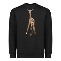 Black baby giraffe Heavyweight Sweatshirt - LillyAllenDesigns