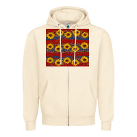 Sandshell usa and sunflower pattern Zipper Hoodie - Artiststas