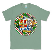 Sage Christmas Jolly Teacher Classic Tee - Artiststas