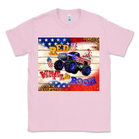 Bubblegum Pink red white & boom Classic Tee - TumblerDesignByShophia