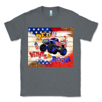 Charcoal Heather red white & boom Classic Tee - TumblerDesignByShophia