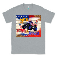 Heather Grey red white & boom Classic Tee - TumblerDesignByShophia