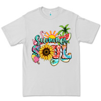 Dove Grey summer soul Premium Tee - NancyCooperArtShop