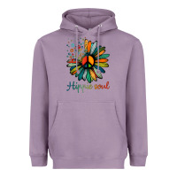Lavender daisy peace sign hippie soul tshirt flower lovers gifts Heavyweight Hoodie - longCreatives