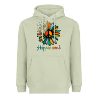 Matcha daisy peace sign hippie soul tshirt flower lovers gifts Heavyweight Hoodie - longCreatives