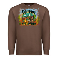 Chestnut camping is my happy place Premium Sweatshirt - BarkalooDesign