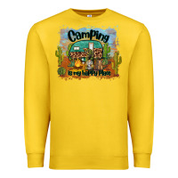 Lemon camping is my happy place Premium Sweatshirt - BarkalooDesign