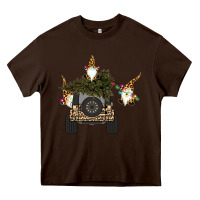 Chocolate Brown Gnomes Truck Car  Christmas Heavy Core Tee - Bettercallsaul