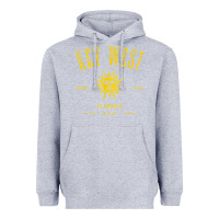 Heather Grey key west florida vintage distressed style design souvenir Heavyweight Hoodie - longCreatives