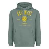 Sage key west florida vintage distressed style design souvenir Heavyweight Hoodie - longCreatives