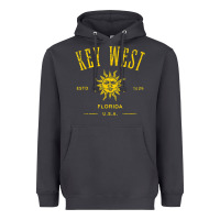 Smoke key west florida vintage distressed style design souvenir Heavyweight Hoodie - longCreatives