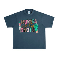 Midnight Navy nurses call the shots Urban Heavy Tee - CowGirlArtShop