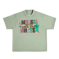Oil Green nurses call the shots Urban Heavy Tee - CowGirlArtShop