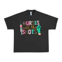 Pigment Black nurses call the shots Urban Heavy Tee - CowGirlArtShop