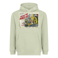 Matcha The Time Machine, Time Travel, Retro Movie Poster, Cult Classic, Futur Heavyweight Hoodie - longCreatives