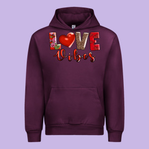 Love Vibes Urban Hoodie Designed By Adodesignshop