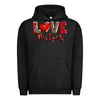 Pigment Black love vibes Urban Hoodie - AdoDesignShop