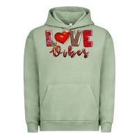 Pigment Oil Green love vibes Urban Hoodie - AdoDesignShop