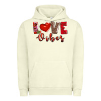 Pigment Pistachio love vibes Urban Hoodie - AdoDesignShop
