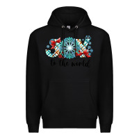 Black Joy to the World Premium Hoodie - CowhideDigitalArt