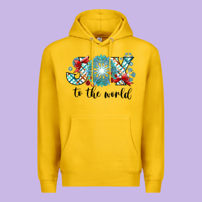 Joy To The World Premium Hoodie Designed By Cowhidedigitalart