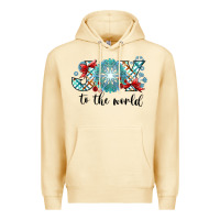 Pina Colada Joy to the World Premium Hoodie - CowhideDigitalArt