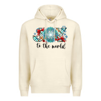 Sandshell Joy to the World Premium Hoodie - CowhideDigitalArt