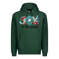 Sports Green Joy to the World Premium Hoodie - CowhideDigitalArt