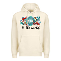 Tofu Joy to the World Premium Hoodie - CowhideDigitalArt