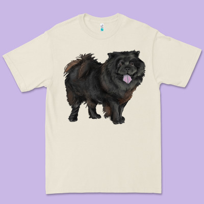 Black Chow Chow Premium Tee Designed By Ranaportraitstore