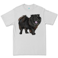 Dove Grey black chow chow Premium Tee - RanaPortraitStore