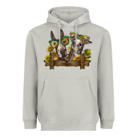 Moon Dust 2 donkeys with sunflowers Heavyweight Hoodie - BarkalooDesign