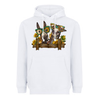 White 2 donkeys with sunflowers Heavyweight Hoodie - BarkalooDesign