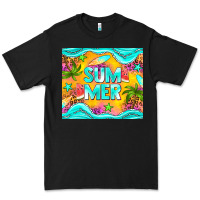 Black summer Premium Tee - NancyCooperArtShop
