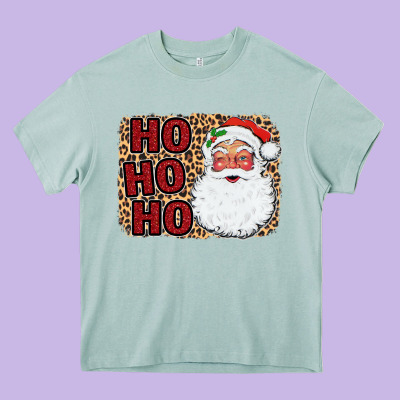 Ho Ho Ho Santa Heavy Core Tee Designed By Bettercallsaul