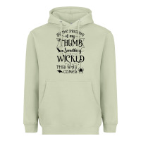 Matcha something wicked this way comes witchcraft halloween 2021 t shirt Heavyweight Hoodie - longCreatives