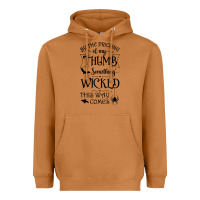 Meerkat something wicked this way comes witchcraft halloween 2021 t shirt Heavyweight Hoodie - longCreatives