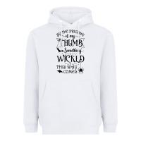 White something wicked this way comes witchcraft halloween 2021 t shirt Heavyweight Hoodie - longCreatives