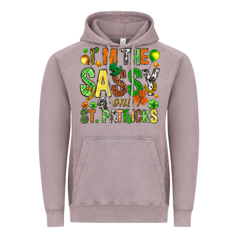 I'm The Sassy One St. Patrick's Vintage Hoodie by HowdyJamesFarm | Teevron