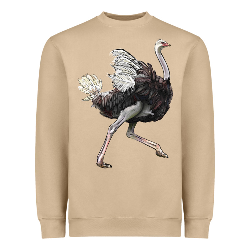 Ostrich Heavyweight Sweatshirt by LillyAllenDesigns | Teevron