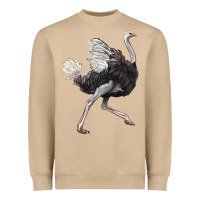 Mushroom Ostrich Heavyweight Sweatshirt - LillyAllenDesigns