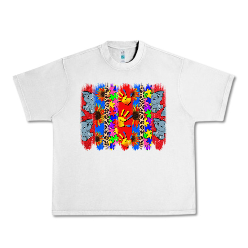 Autism Brushstrokes Urban Heavy Tee by CowGirlArtShop | Teevron
